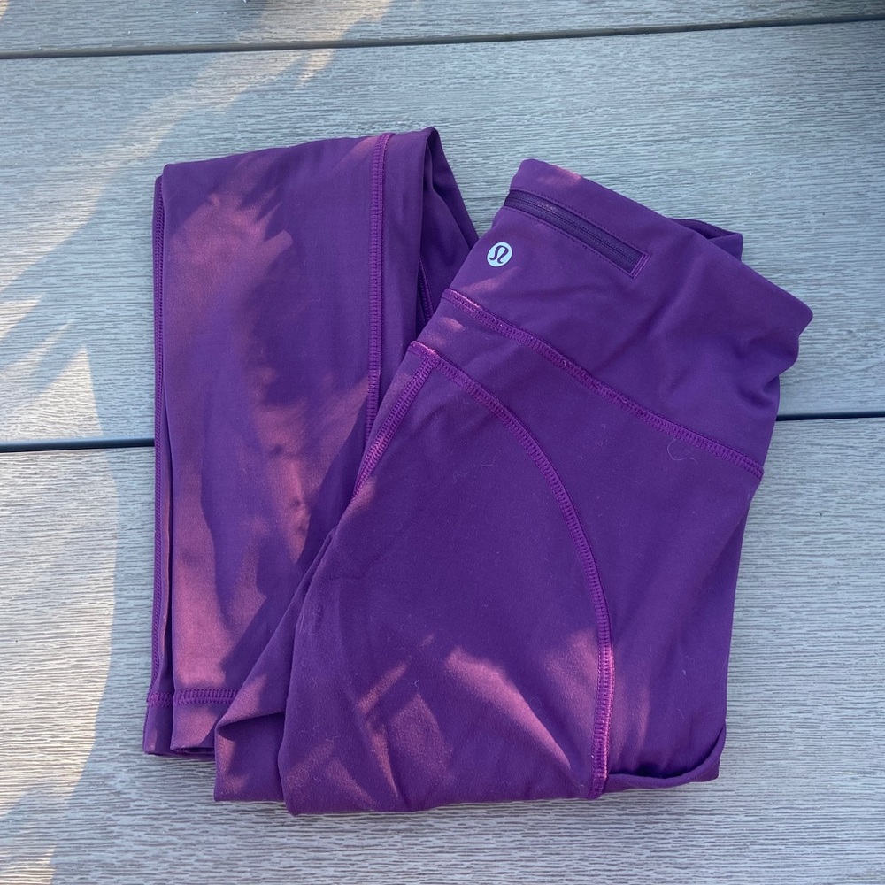 purple lululemon leggings
